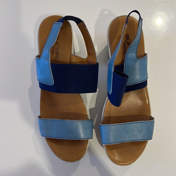 Eureka Platform Leather Sandals 👡 - Picture 3 of 6